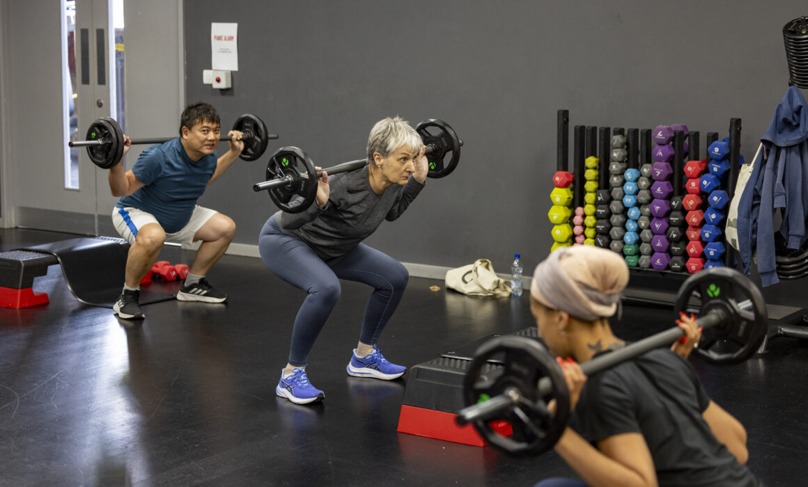 Fitness class at John Orwell.